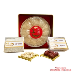 Yến Sào Tinh Chế Đặc Biệt 100gram - Hộp Thiếc Hoàng Kim